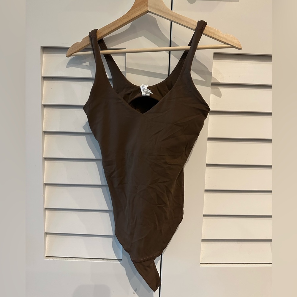 Lululemon NEW Align Bodysuit in Java Size 6 - Picture 2 of 12